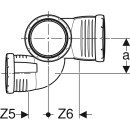 Geberit 393562141 Silent-Pro Kombibogeneckabzweig