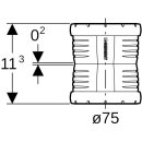 Geberit 39331616141 Douille enfichable double Silent-Pro Silent-Pro