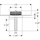 Geberit 359109001 Pluvia Dachwassereinlauf