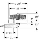 Geberit 359118001 Entr&eacute;e deau de toiture Pluvia : 9l/s