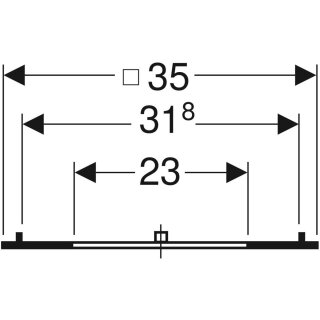 Geberit 240239001 Kraftverteilplatte