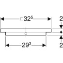 Geberit 240241001 Cadre antirouille pour kit suppl&eacute;mentaire