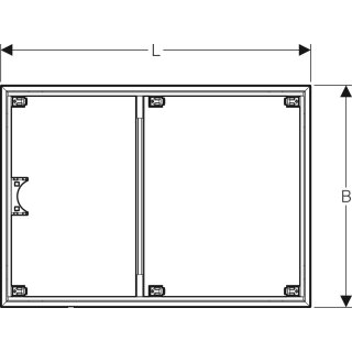 Geberit 154464001 Installationsrahmen für Setaplano