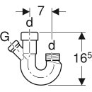 Geberit 252053061 Double joint d&eacute;tanch&eacute;it&eacute; aux odeurs pour