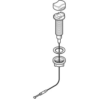 Geberit 242085201  Drehbetätigung mit Kabelzug