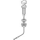 Geberit 242085201 Actionneur rotatif avec c&acirc;ble de traction