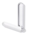 HEWI grab rail with plate, right, LifeSystem White Edition pure white
