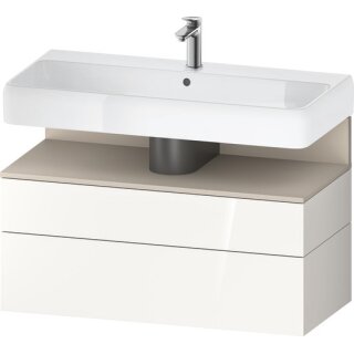 DURAVIT QA4395083220000 QTG WTU WH Ek. 990x470x590 Wß Hgl. H