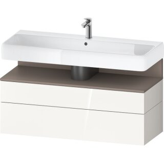 DURAVIT QA4396043220000 QTG WTU WH Ék. 1190x470x590 Blanc Brillant H