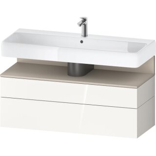 DURAVIT QA4396083220010 QTG WTU WH Ek. 1190x470x590 Blanc brillant H
