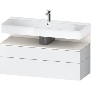DURAVIT QA4396084180010 QTG WTU WH Ek. 1190x470x590 Blanc mat H