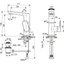 Ideal Standard Mitigeur de lavabo monocommande Tonic II Chrom&eacute; (A6448AA)