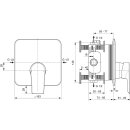 Ideal Standard A6585AA Brausearmatur UP TESI, Bausatz 2,