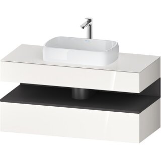 DURAVIT QA4732049220010 QTG KWTU WH Ek. 1200x550x600 Wß Hgl.