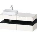DURAVIT QA4765016220000 QAT KWTU WH Eck 1400x550x600...