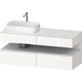 DURAVIT QA4765018220010 QTG KWTU WH Ek. 1400x550x600 Wß Hgl.