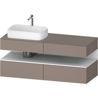 DURAVIT QA4765018430000 QAT KWTU WH Eck 1400x550x600 bs. Mt.