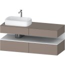 DURAVIT QA4765018430000 QAT KWTU WH Eck 1400x550x600 bs. Mt.