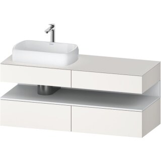 DURAVIT QA4765018840010 QTG KWTU WH Ek. 1400x550x600 Wß Smt H
