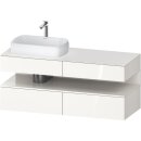 DURAVIT QA4765022220000 QAT KWTU WH Eck 1400x550x600...