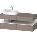 DURAVIT QA4765022430010 QTG KWTU WH Ek. 1400x550x600 bs. Mt.