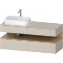 DURAVIT QA4765030830010 QAT KWTU WH Eck 1400x550x600 Tp. Smt