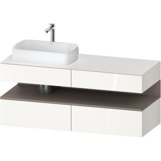 DURAVIT QA4765043220000 QAT KWTU WH Eck 1400x550x600 Wß Hgl.