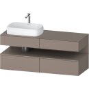 DURAVIT QA4765043430010 QAT KWTU WH Eck 1400x550x600 bs. Mt.