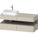 DURAVIT QA4765043830010 QTG KWTU WH Ek. 1400x550x600 Tp. Smt