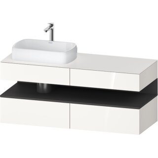 DURAVIT QA4765049220000 QAT KWTU WH Eck 1400x550x600 Wß Hgl.