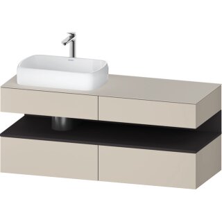 DURAVIT QA4765080830000 QTG KWTU WH Ek. 1400x550x600 Tp. Smt