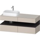 DURAVIT QA4765080910000 QAT KWTU WH Ek. 1400x550x600 Tp. Mt.