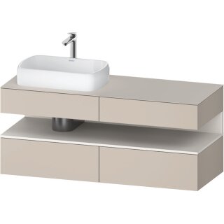 DURAVIT QA4765084910010 QTG KWTU WH Ek. 1400x550x600 Tp. Mt.