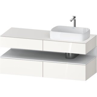 DURAVIT QA4766018220000 QTG KWTU WH Ek. 1400x550x600 Wß Hgl.