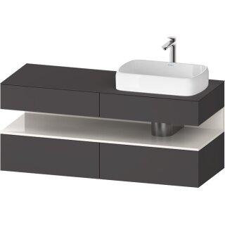 DURAVIT QA4766022490000 QTG KWTU WH Ek. 1400x550x600 Gt Mt. H