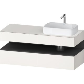 DURAVIT QA4766049840000 QAT KWTU WH Eck 1400x550x600 Wß Smt H