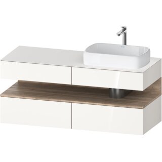 DURAVIT QA4766055220010 QAT KWTU WH Eck 1400x550x600 Wß Hgl.