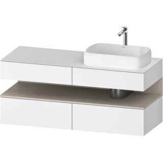 DURAVIT QA4766083180000 QTG KWTU WH Ek. 1400x550x600 Wß Mt. H