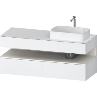 DURAVIT QA4766084180010 QAT KWTU WH Eck 1400x550x600 Wß Mt. H