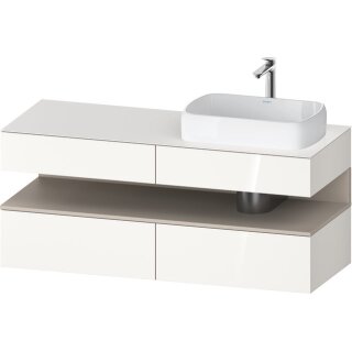 DURAVIT QA4766091220000 QTG KWTU WH Ek. 1400x550x600 Wß Hgl.