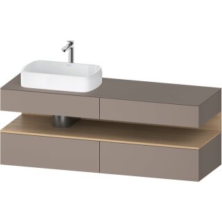 DURAVIT QA4777030430000 QAT KWTU WH Eck 1600x550x600 bs. Mt.
