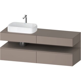 DURAVIT QA4777043430000 QAT KWTU WH Eck 1600x550x600 bs. Mt.