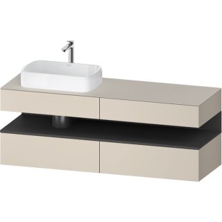 DURAVIT QA4777049830010 QAT KWTU WH Eck 1600x550x600 Tp. Smt
