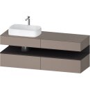 DURAVIT QA4777080430010 QAT KWTU WH Eck 1600x550x600 bs. Mt.