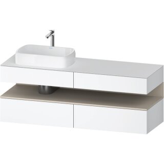 DURAVIT QA4777083180010 QAT KWTU WH Eck 1600x550x600 Wß Mt. H