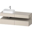 DURAVIT QA4777083830000 QAT KWTU WH Eck 1600x550x600 Tp. Smt