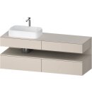DURAVIT QA4777083910010 QAT KWTU WH Eck 1600x550x600 Tp. Mt.