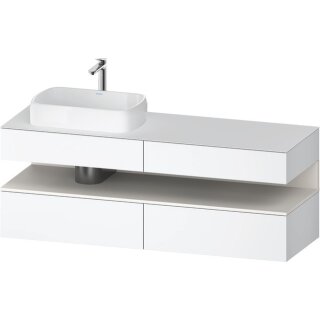 DURAVIT QA4777084180010 QTG KWTU WH Ek. 1600x550x600 Wß Mt. H