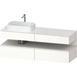 DURAVIT QA4777084220010 QTG KWTU WH Ek. 1600x550x600 Wß Hgl.