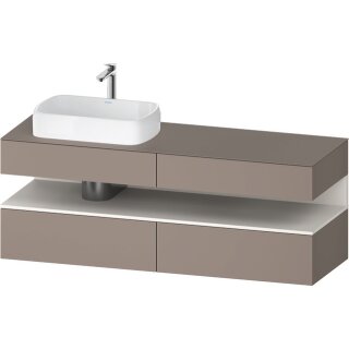 DURAVIT QA4777084430000 QAT KWTU WH Eck 1600x550x600 bs. Mt.
